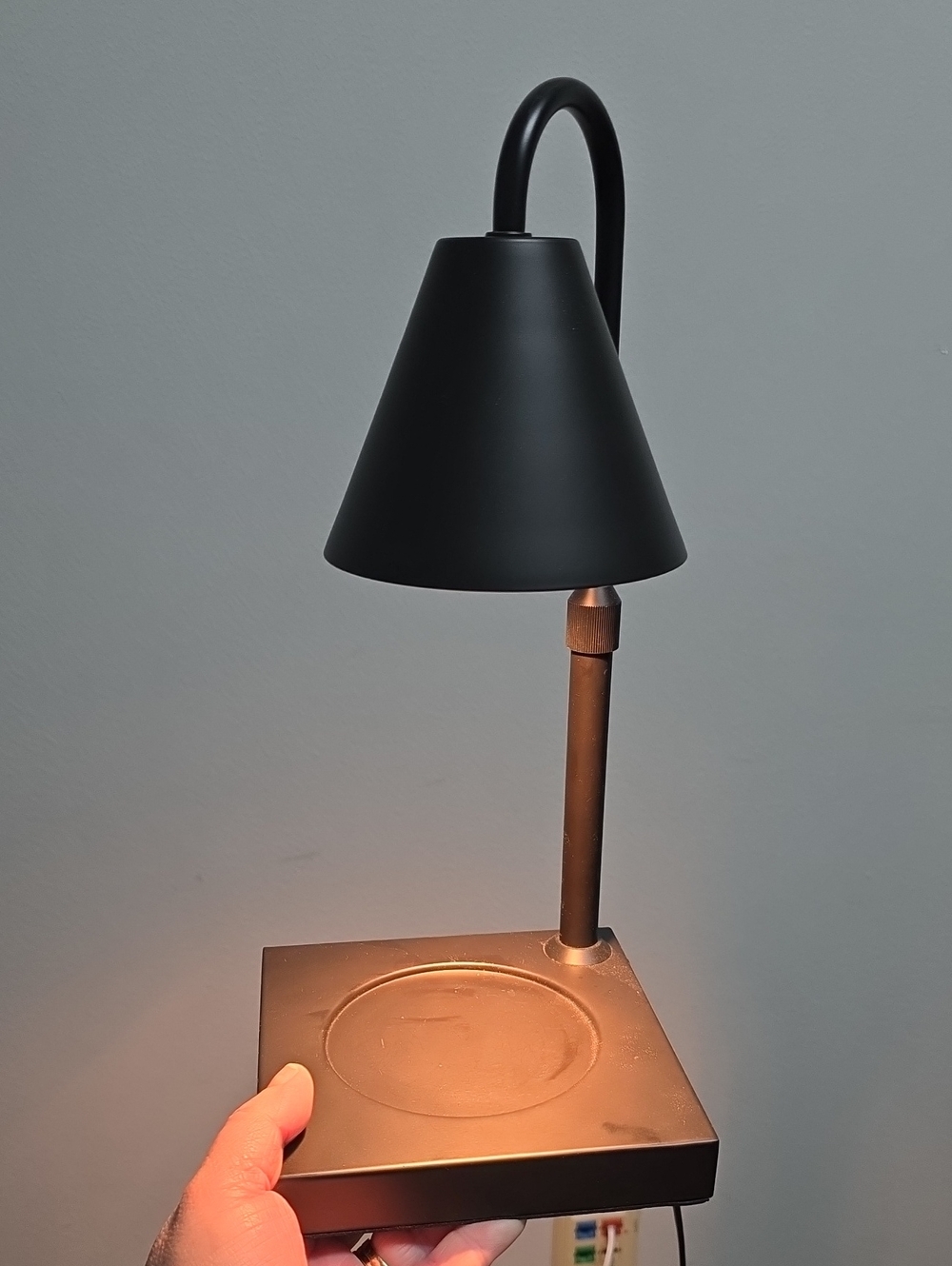Others Follow Black & Copper Desk Lamp - Sleek Home Dining Accent